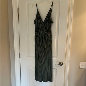 Kaileigh Green Sleeveless Jumpsuit Resort Wear